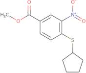 Methyl 4-(cyclopentylthio)-3-nitrobenzoate