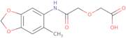 {2-[(6-Methyl-1,3-benzodioxol-5-yl)amino]-2-oxoethoxy}acetic acid