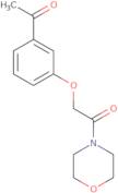 1-[3-(2-Morpholin-4-yl-2-oxoethoxy)phenyl]ethanone