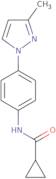 N-[4-(3-Methyl-1H-pyrazol-1-yl)phenyl]cyclopropanecarboxamide