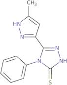 5-(5-Methyl-1H-pyrazol-3-yl)-4-phenyl-4H-1,2,4-triazole-3-thiol