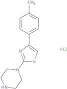 1-[4-(4-Methylphenyl)-1,3-thiazol-2-yl]piperazine hydrochloride