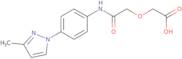 (2-{[4-(3-Methyl-1H-pyrazol-1-yl)phenyl]amino}-2-oxoethoxy)acetic acid
