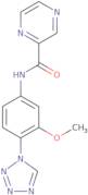 N-[3-Methoxy-4-(1H-tetrazol-1-yl)phenyl]pyrazine-2-carboxamide