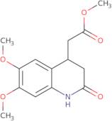 Methyl (6,7-dimethoxy-2-oxo-1,2,3,4-tetrahydroquinolin-4-yl)acetate