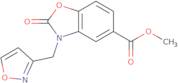 Methyl 3-(isoxazol-3-ylmethyl)-2-oxo-2,3-dihydro-1,3-benzoxazole-5-carboxylate