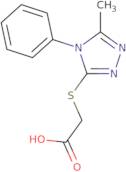 [(5-Methyl-4-phenyl-4H-1,2,4-triazol-3-yl)thio]acetic acid