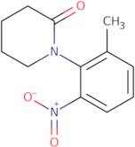 1-(2-Methyl-6-nitrophenyl)piperidin-2-one