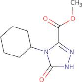 Methyl 4-cyclohexyl-5-oxo-4,5-dihydro-1H-1,2,4-triazole-3-carboxylate