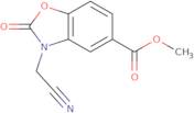 Methyl 3-(cyanomethyl)-2-oxo-2,3-dihydro-1,3-benzoxazole-5-carboxylate
