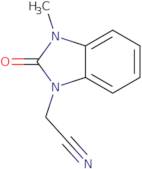 (3-Methyl-2-oxo-2,3-dihydro-1H-benzimidazol-1-yl)acetonitrile