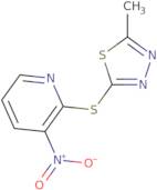 2-[(5-Methyl-1,3,4-thiadiazol-2-yl)thio]-3-nitropyridine