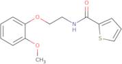 N-[2-(2-Methoxyphenoxy)ethyl]thiophene-2-carboxamide