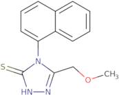 5-(Methoxymethyl)-4-(1-naphthyl)-4H-1,2,4-triazole-3-thiol