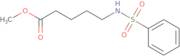 Methyl 5-[(phenylsulfonyl)amino]pentanoate
