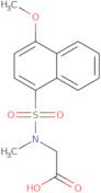 N-[(4-Methoxy-1-naphthyl)sulfonyl]-N-methylglycine