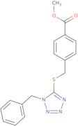 Methyl 4-{[(1-benzyl-1H-tetrazol-5-yl)thio]methyl}benzoate