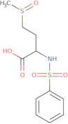4-(Methylsulfinyl)-2-[(phenylsulfonyl)amino]butanoic acid