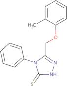 5-[(2-Methylphenoxy)methyl]-4-phenyl-4H-1,2,4-triazole-3-thiol