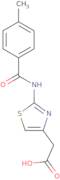 {2-[(4-Methylbenzoyl)amino]-1,3-thiazol-4-yl}acetic acid