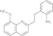 {2-[2-(8-Methoxyquinolin-2-yl)ethyl]phenyl}amine