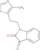 1-[2-(4-Methyl-1,3-thiazol-5-yl)ethyl]-1H-indole-2,3-dione