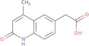 (4-Methyl-2-oxo-1,2-dihydroquinolin-6-yl)acetic acid