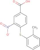 4-[(2-Methylphenyl)thio]-3-nitrobenzoic acid