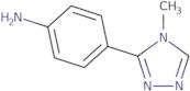 [4-(4-Methyl-4H-1,2,4-triazol-3-yl)phenyl]amine