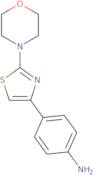 [4-(2-Morpholin-4-yl-1,3-thiazol-4-yl)phenyl]amine