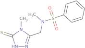 N-[(5-Mercapto-4-methyl-4H-1,2,4-triazol-3-yl)methyl]-N-methylbenzenesulfonamide