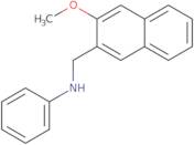 N-[(3-Methoxy-2-naphthyl)methyl]aniline