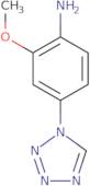 [2-Methoxy-4-(1H-tetrazol-1-yl)phenyl]amine