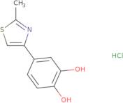 4-(2-Methyl-1,3-thiazol-4-yl)benzene-1,2-diol hydrochloride