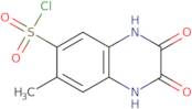7-Methyl-2,3-dioxo-1,2,3,4-tetrahydroquinoxaline-6-sulfonyl chloride