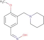 4-Methoxy-3-(piperidin-1-ylmethyl)benzaldehyde oxime