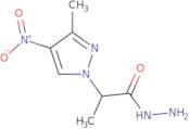 2-(3-Methyl-4-nitro-1H-pyrazol-1-yl)propanohydrazide