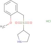 3-[(2-Methoxybenzyl)sulfonyl]pyrrolidine hydrochloride