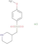 3-{[(4-Methoxyphenyl)sulfonyl]methyl}piperidine hydrochloride