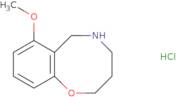 7-Methoxy-3,4,5,6-tetrahydro-2H-1,5-benzoxazocine hydrochloride