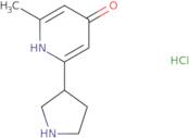 2-Methyl-6-pyrrolidin-3-ylpyridin-4-ol hydrochloride