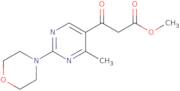 Methyl 3-(4-methyl-2-morpholin-4-ylpyrimidin-5-yl)-3-oxopropanoate