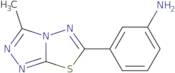 [3-(3-Methyl[1,2,4]triazolo[3,4-b][1,3,4]thiadiazol-6-yl)phenyl]amine