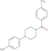 {4-[4-(4-Methylbenzoyl)piperazin-1-yl]phenyl}amine