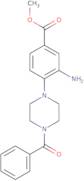 Methyl 3-amino-4-(4-benzoylpiperazin-1-yl)benzoate