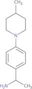 {1-[4-(4-Methylpiperidin-1-yl)phenyl]ethyl}amine