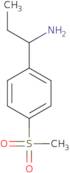 {1-[4-(Methylsulfonyl)phenyl]propyl}amine