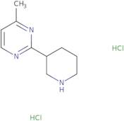 4-Methyl-2-piperidin-3-ylpyrimidine dihydrochloride