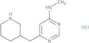 N-Methyl-6-(piperidin-3-ylmethyl)pyrimidin-4-amine hydrochloride