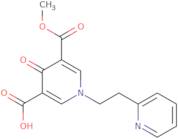 5-(Methoxycarbonyl)-4-oxo-1-(2-pyridin-2-ylethyl)-1,4-dihydropyridine-3-carboxylic acid